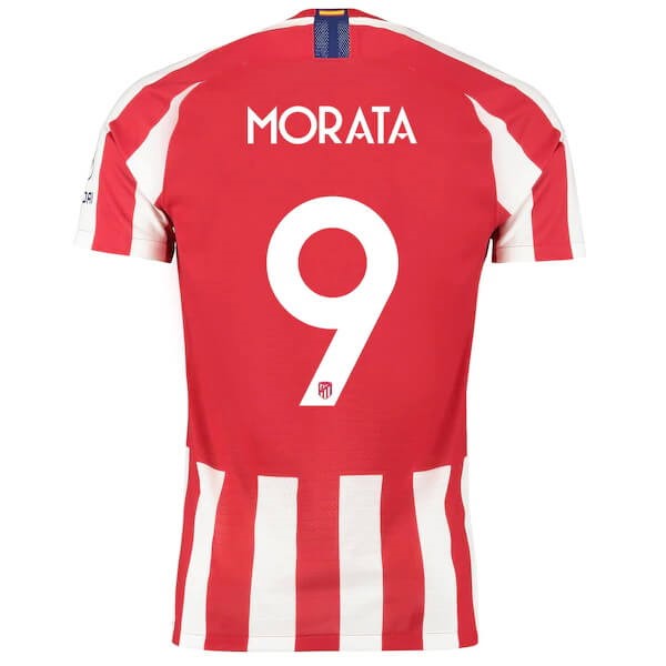 Tailandia Camiseta Atletico Madrid NO.9 Morata Primera equipo 2019-20 Rojo